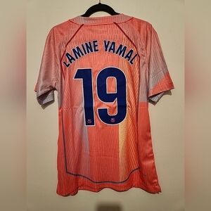 Lamine Yamal #19 BARCA PINK LIMITED EDITION JERSEY 2025/26-SOCCER JERSEY